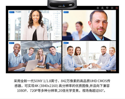 FTTN SQ-H880 Integrated High Definition Video Conference Terminal   High Definition 1080p30 Video