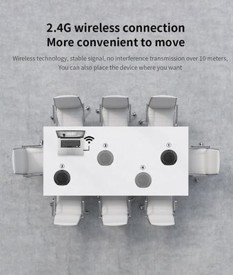 Omnidirectional Microphone SQ-M4W Professional Video Conference Conference Microphone