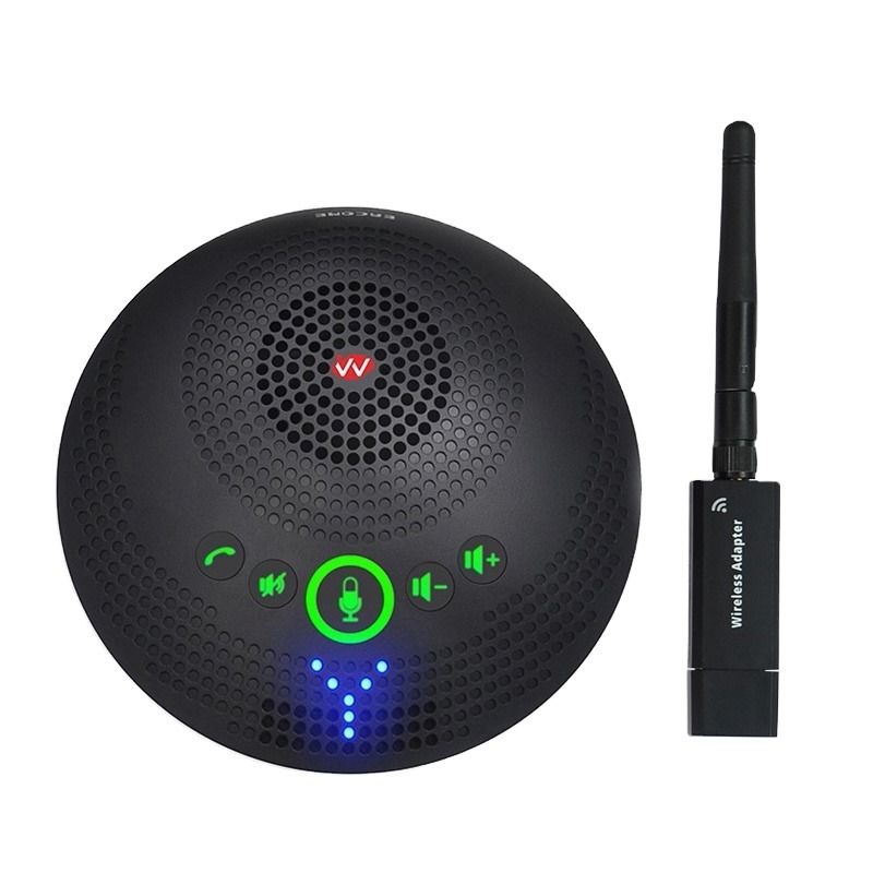Professional Conference Microphone SQ-M13W 2.4G Wireless Omnidirectional Microphone, 360 Degree Pickup, High Definition Audio, and Noise Reduction